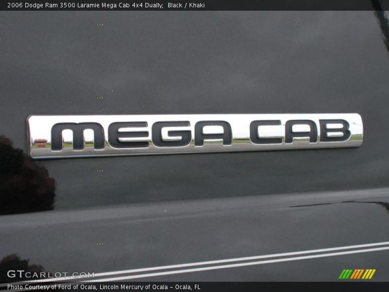 Black / Khaki 2006 Dodge Ram 3500 Laramie Mega Cab 4x4 Dually