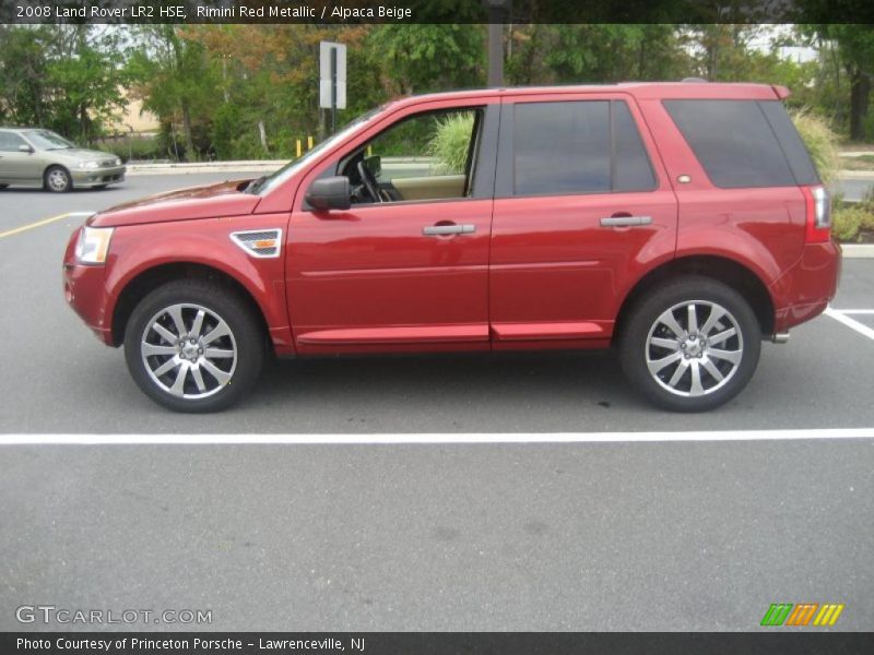 Rimini Red Metallic / Alpaca Beige 2008 Land Rover LR2 HSE
