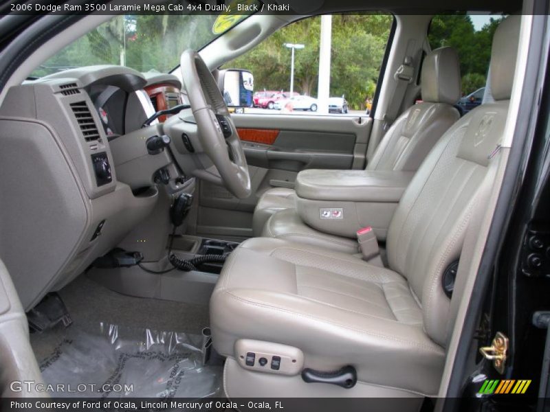 Black / Khaki 2006 Dodge Ram 3500 Laramie Mega Cab 4x4 Dually