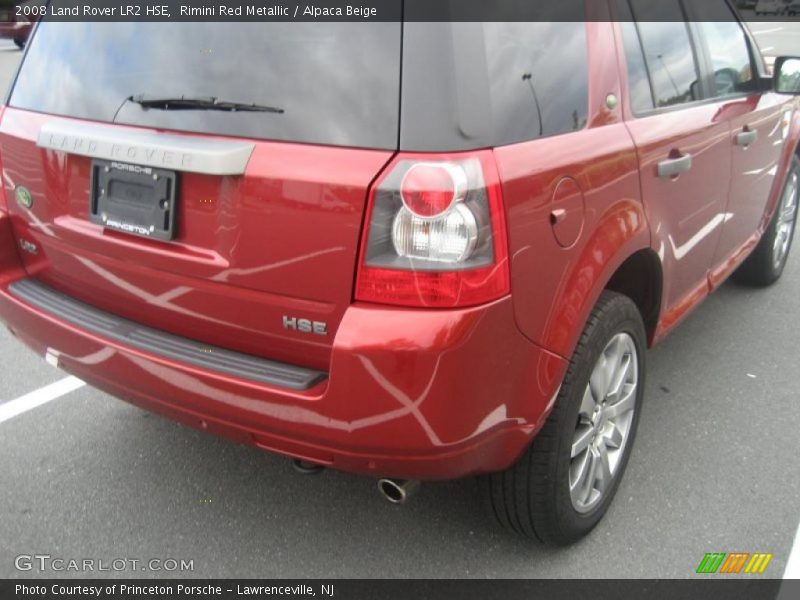 Rimini Red Metallic / Alpaca Beige 2008 Land Rover LR2 HSE