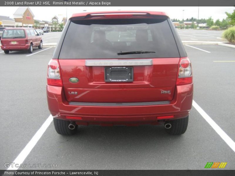 Rimini Red Metallic / Alpaca Beige 2008 Land Rover LR2 HSE