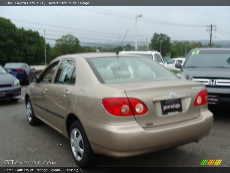 Desert Sand Mica / Beige 2008 Toyota Corolla CE