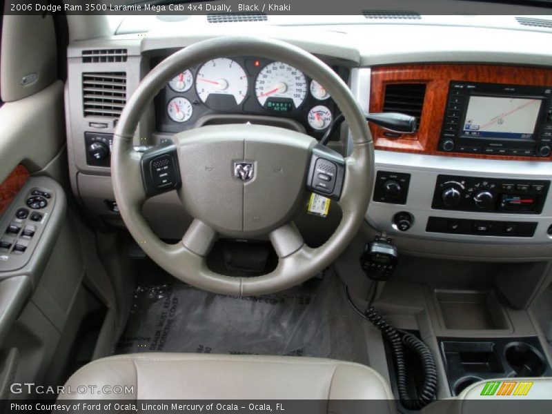 Black / Khaki 2006 Dodge Ram 3500 Laramie Mega Cab 4x4 Dually