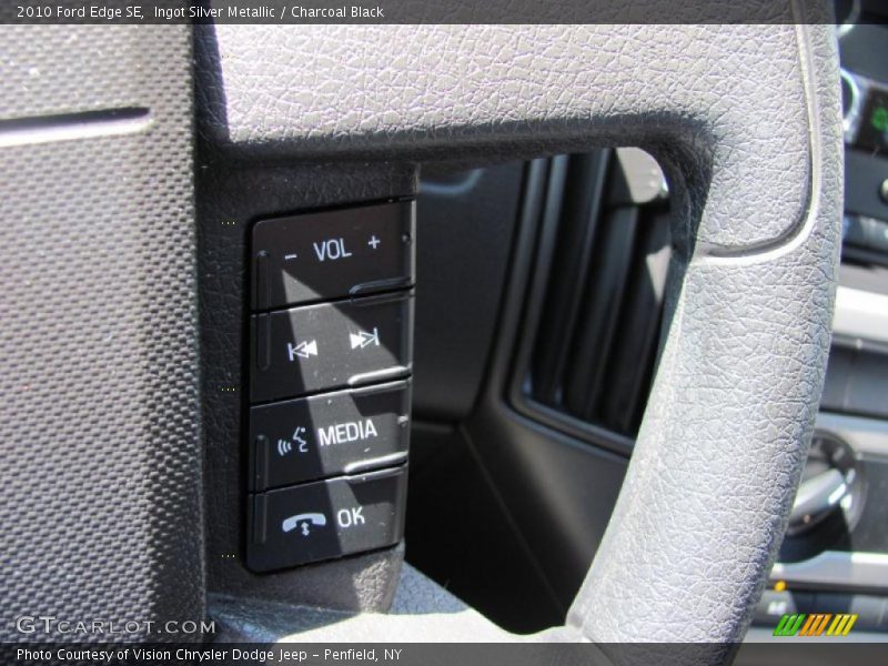 Ingot Silver Metallic / Charcoal Black 2010 Ford Edge SE