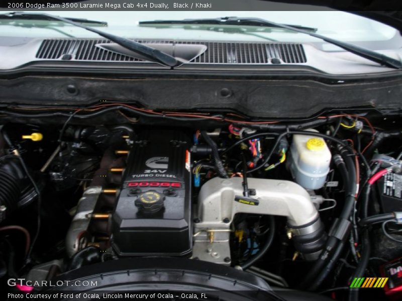 Black / Khaki 2006 Dodge Ram 3500 Laramie Mega Cab 4x4 Dually