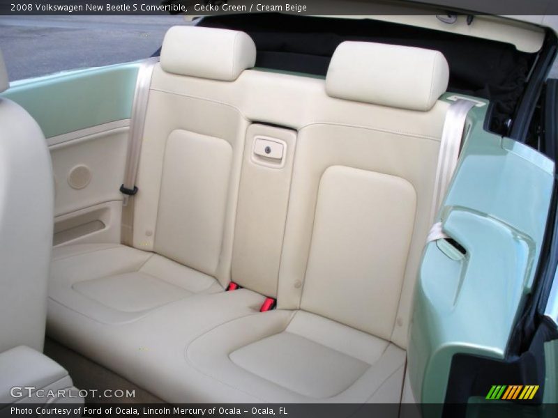 Gecko Green / Cream Beige 2008 Volkswagen New Beetle S Convertible