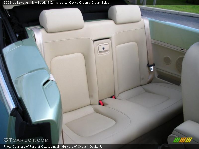 Gecko Green / Cream Beige 2008 Volkswagen New Beetle S Convertible