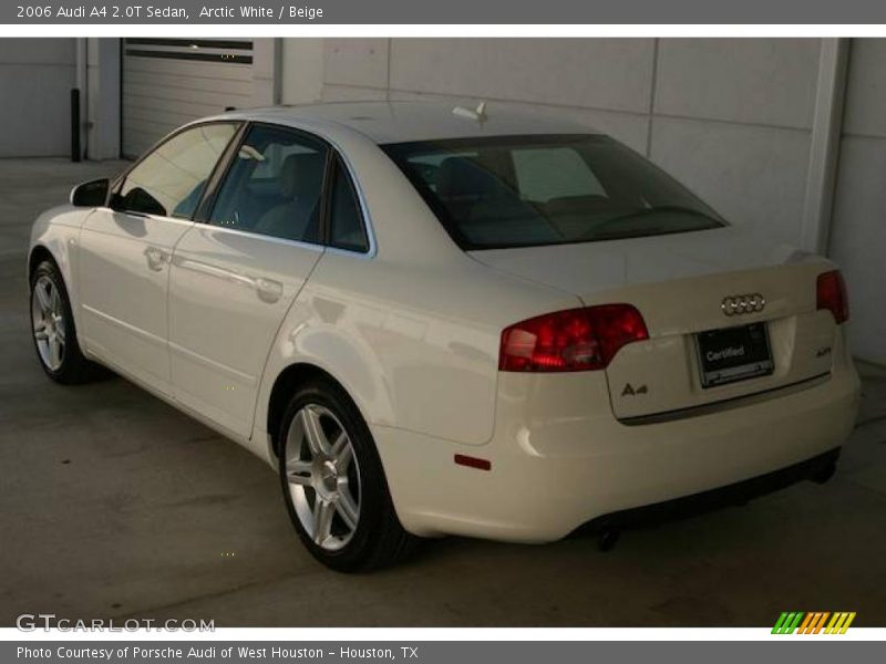 Arctic White / Beige 2006 Audi A4 2.0T Sedan
