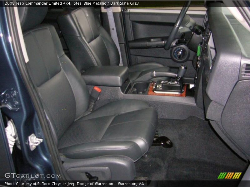 Steel Blue Metallic / Dark Slate Gray 2008 Jeep Commander Limited 4x4