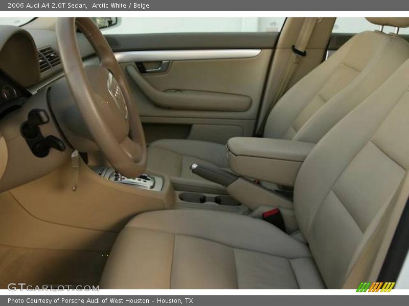 Arctic White / Beige 2006 Audi A4 2.0T Sedan