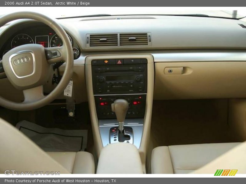Arctic White / Beige 2006 Audi A4 2.0T Sedan