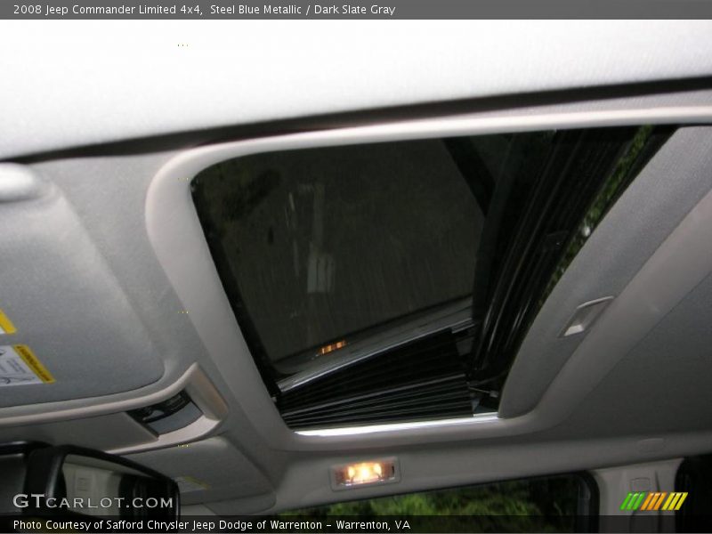 Steel Blue Metallic / Dark Slate Gray 2008 Jeep Commander Limited 4x4
