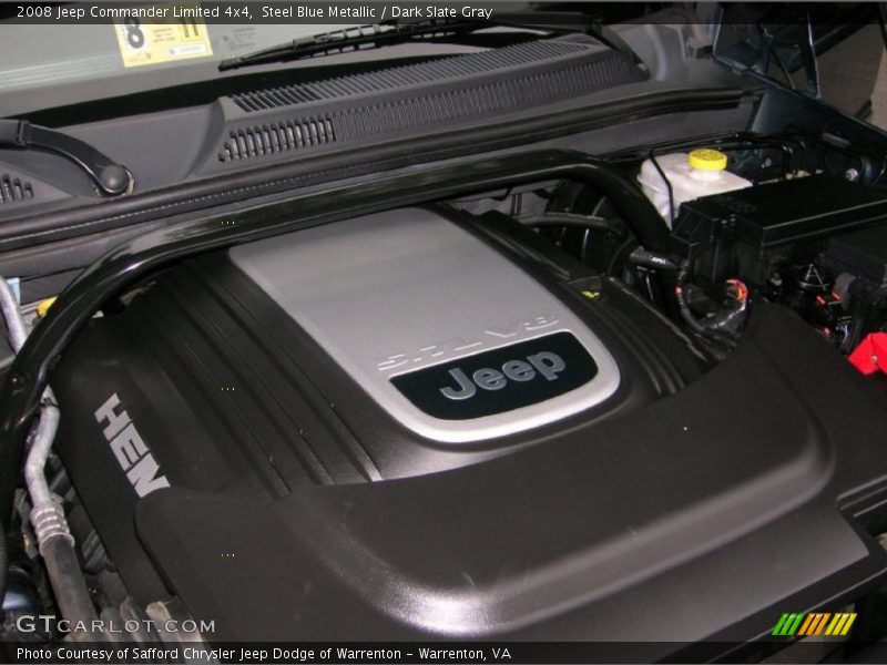 Steel Blue Metallic / Dark Slate Gray 2008 Jeep Commander Limited 4x4