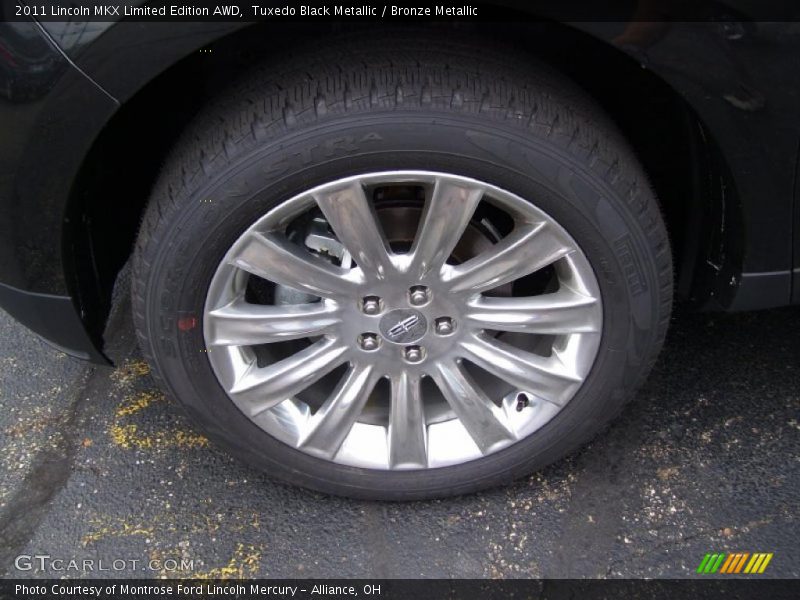 Tuxedo Black Metallic / Bronze Metallic 2011 Lincoln MKX Limited Edition AWD