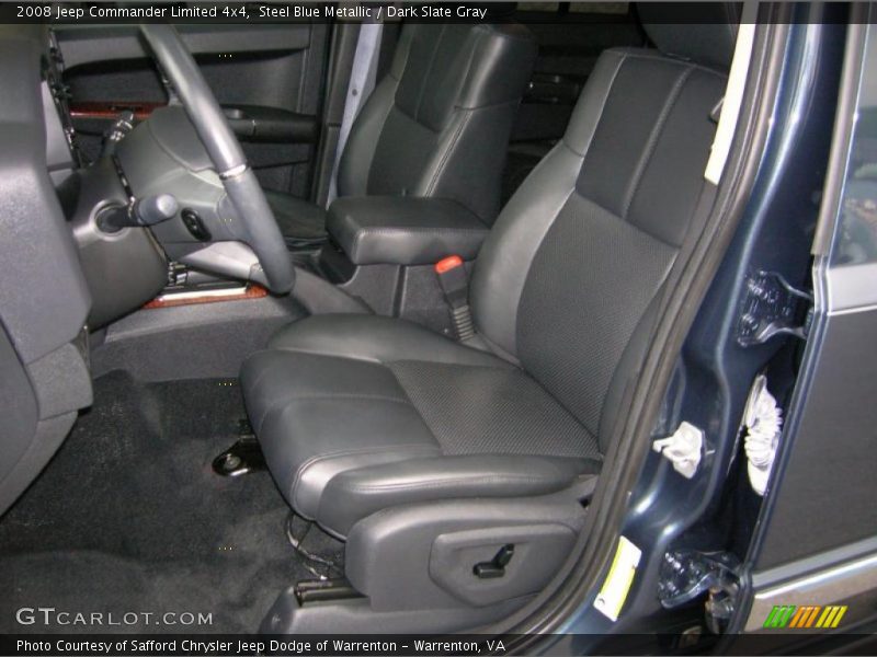 Steel Blue Metallic / Dark Slate Gray 2008 Jeep Commander Limited 4x4