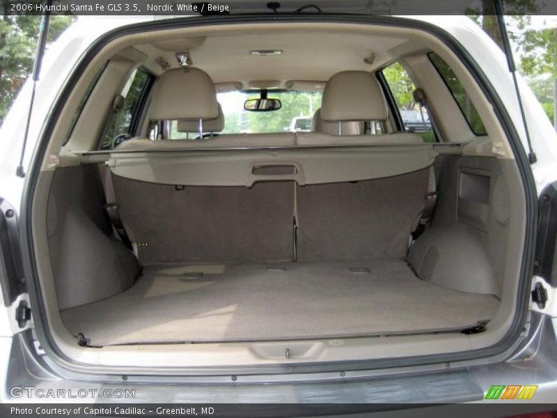 Nordic White / Beige 2006 Hyundai Santa Fe GLS 3.5