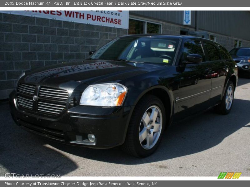 Brilliant Black Crystal Pearl / Dark Slate Gray/Medium Slate Gray 2005 Dodge Magnum R/T AWD