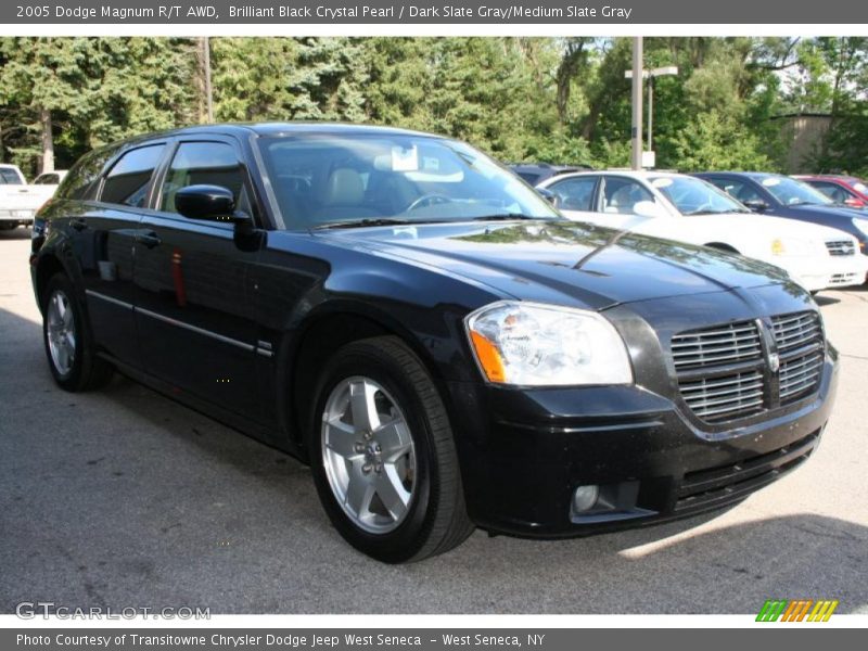 Brilliant Black Crystal Pearl / Dark Slate Gray/Medium Slate Gray 2005 Dodge Magnum R/T AWD