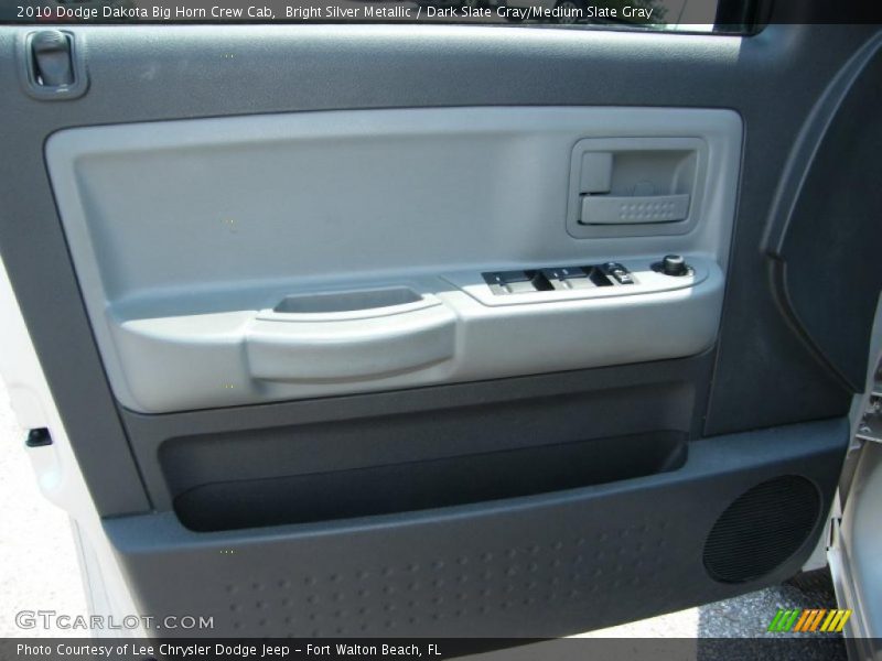 Bright Silver Metallic / Dark Slate Gray/Medium Slate Gray 2010 Dodge Dakota Big Horn Crew Cab