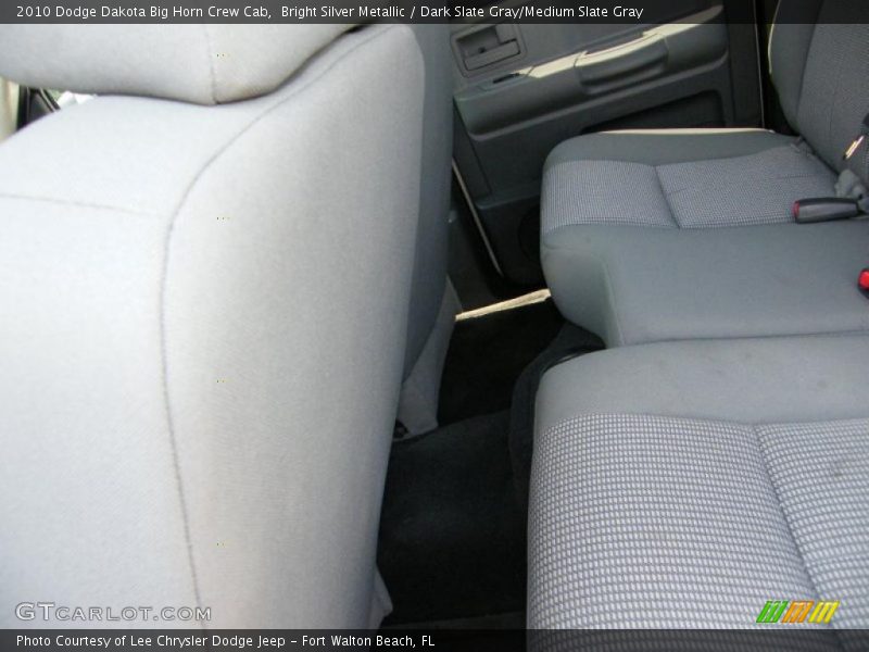 Bright Silver Metallic / Dark Slate Gray/Medium Slate Gray 2010 Dodge Dakota Big Horn Crew Cab