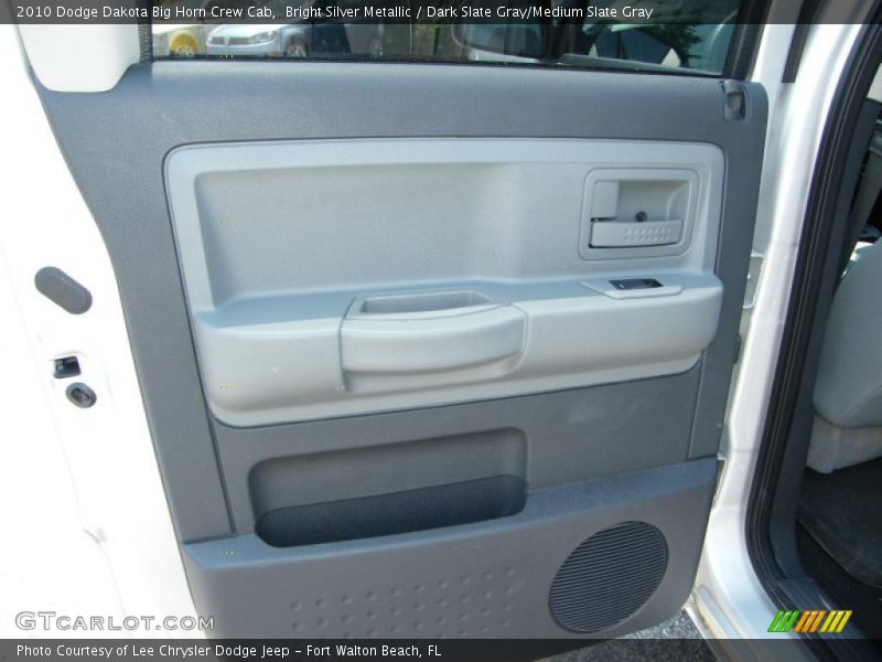Bright Silver Metallic / Dark Slate Gray/Medium Slate Gray 2010 Dodge Dakota Big Horn Crew Cab