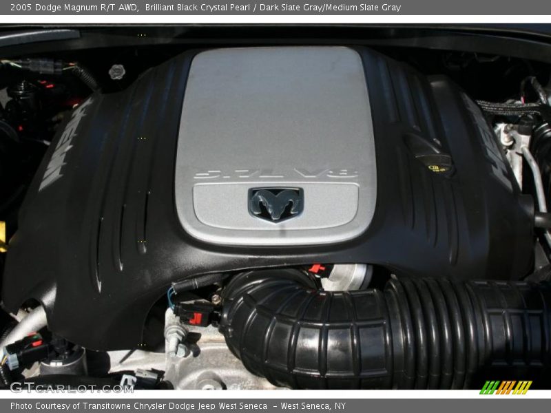 Brilliant Black Crystal Pearl / Dark Slate Gray/Medium Slate Gray 2005 Dodge Magnum R/T AWD