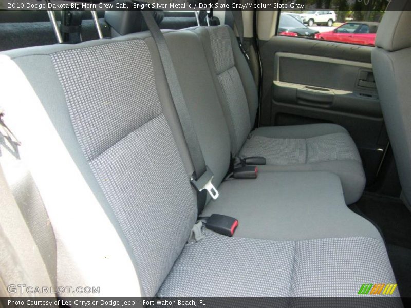 Bright Silver Metallic / Dark Slate Gray/Medium Slate Gray 2010 Dodge Dakota Big Horn Crew Cab