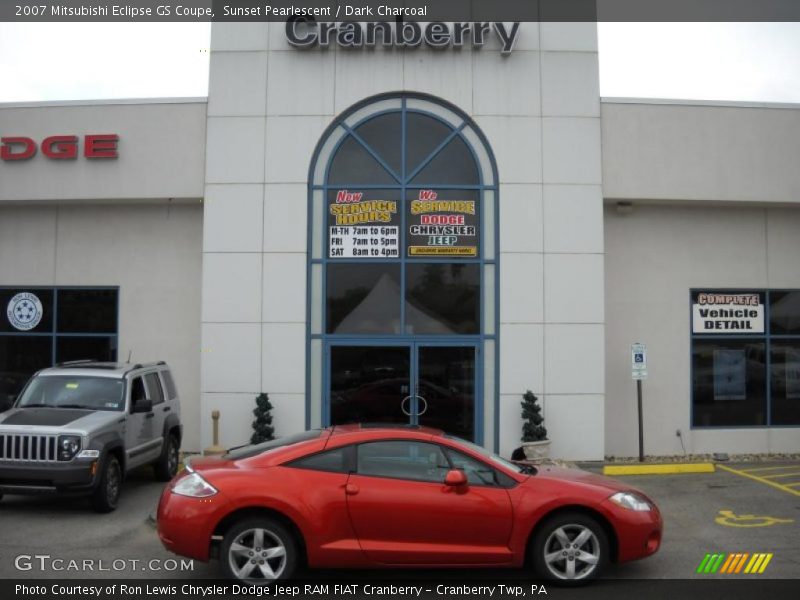 Sunset Pearlescent / Dark Charcoal 2007 Mitsubishi Eclipse GS Coupe