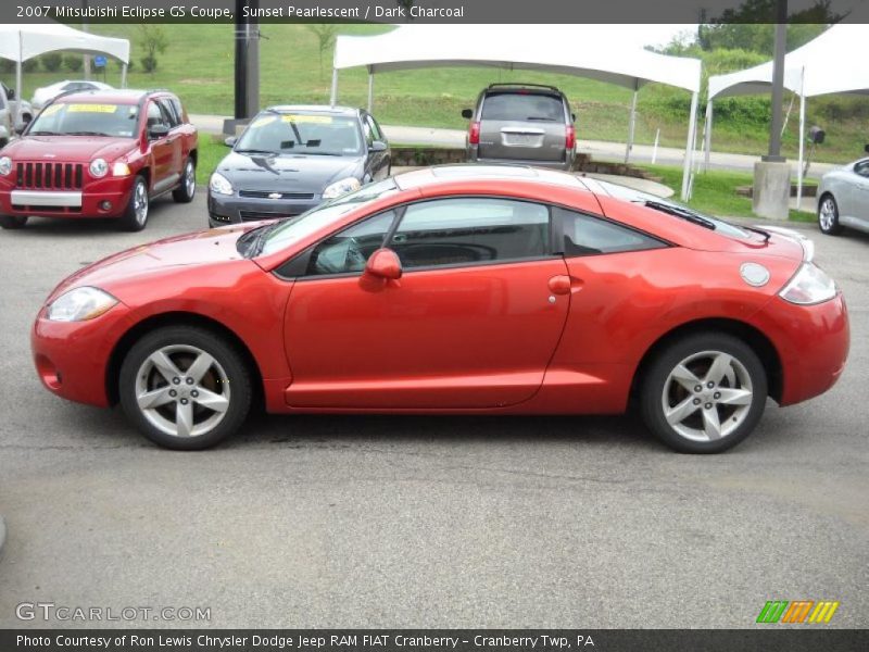 Sunset Pearlescent / Dark Charcoal 2007 Mitsubishi Eclipse GS Coupe