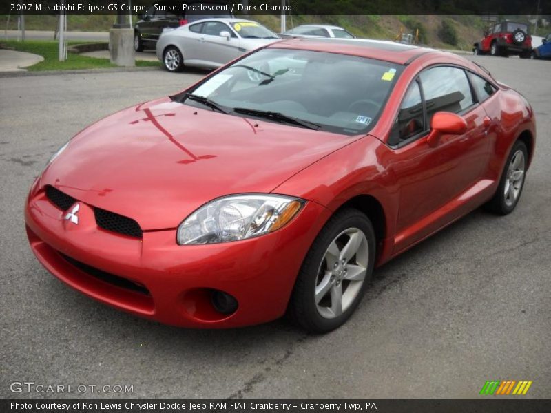 Sunset Pearlescent / Dark Charcoal 2007 Mitsubishi Eclipse GS Coupe