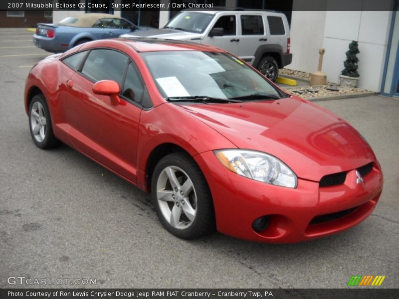 Sunset Pearlescent / Dark Charcoal 2007 Mitsubishi Eclipse GS Coupe