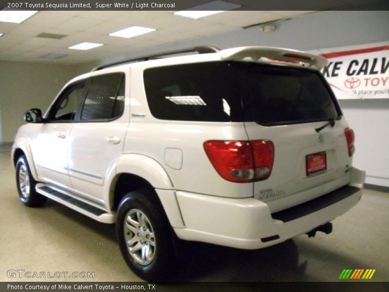 Super White / Light Charcoal 2007 Toyota Sequoia Limited