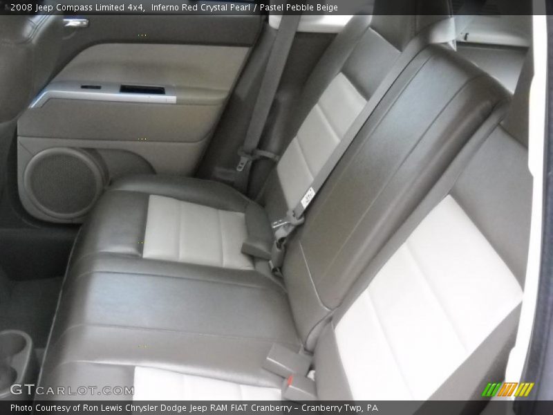 Inferno Red Crystal Pearl / Pastel Pebble Beige 2008 Jeep Compass Limited 4x4