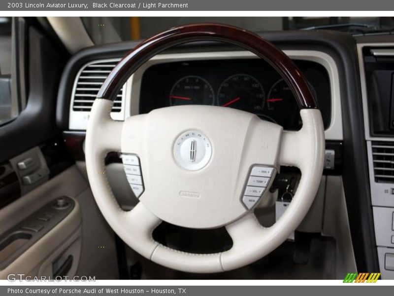 Black Clearcoat / Light Parchment 2003 Lincoln Aviator Luxury