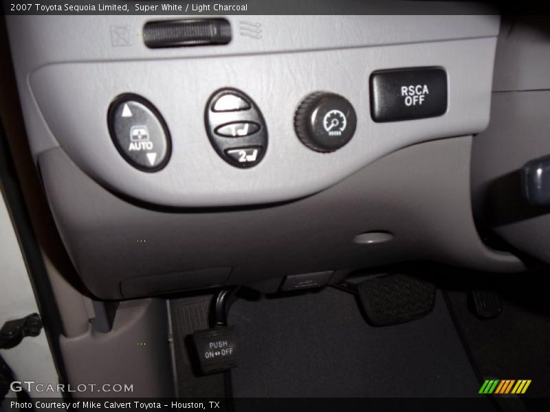 Super White / Light Charcoal 2007 Toyota Sequoia Limited