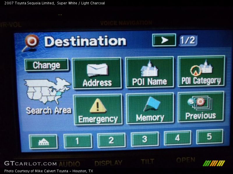 Super White / Light Charcoal 2007 Toyota Sequoia Limited