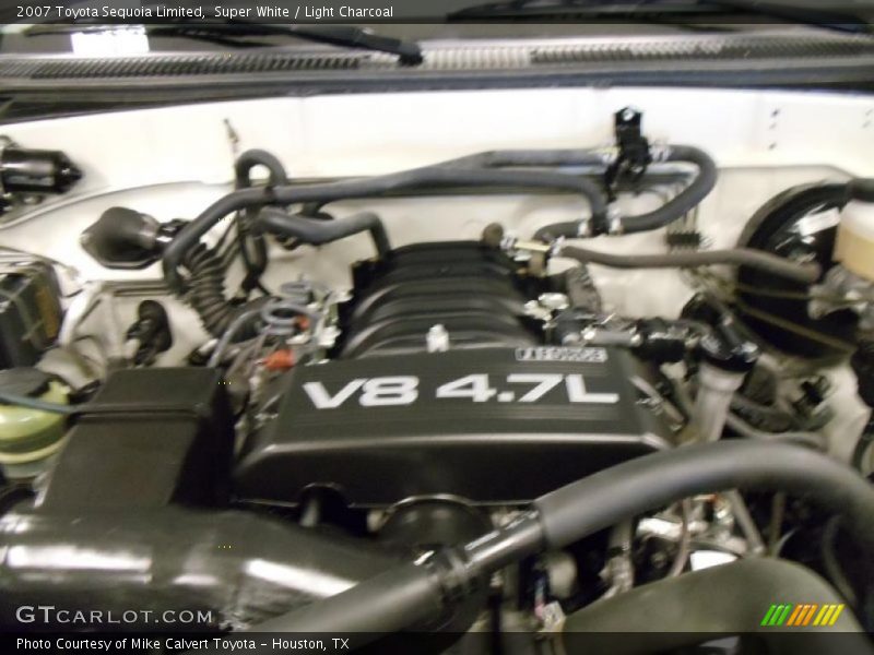 Super White / Light Charcoal 2007 Toyota Sequoia Limited