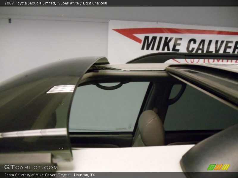 Super White / Light Charcoal 2007 Toyota Sequoia Limited