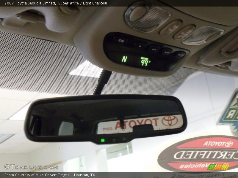 Super White / Light Charcoal 2007 Toyota Sequoia Limited