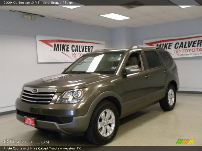 Metal Bronze / Beige 2009 Kia Borrego LX V6