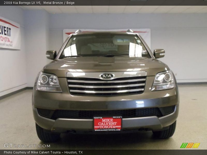 Metal Bronze / Beige 2009 Kia Borrego LX V6