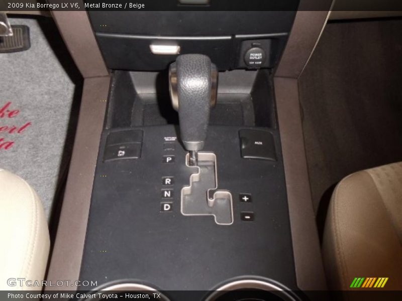 Metal Bronze / Beige 2009 Kia Borrego LX V6