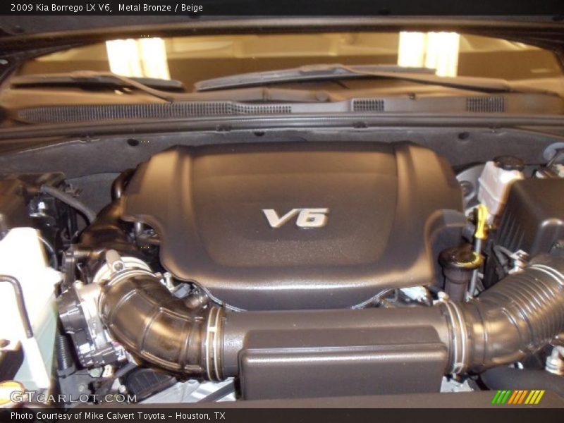 Metal Bronze / Beige 2009 Kia Borrego LX V6