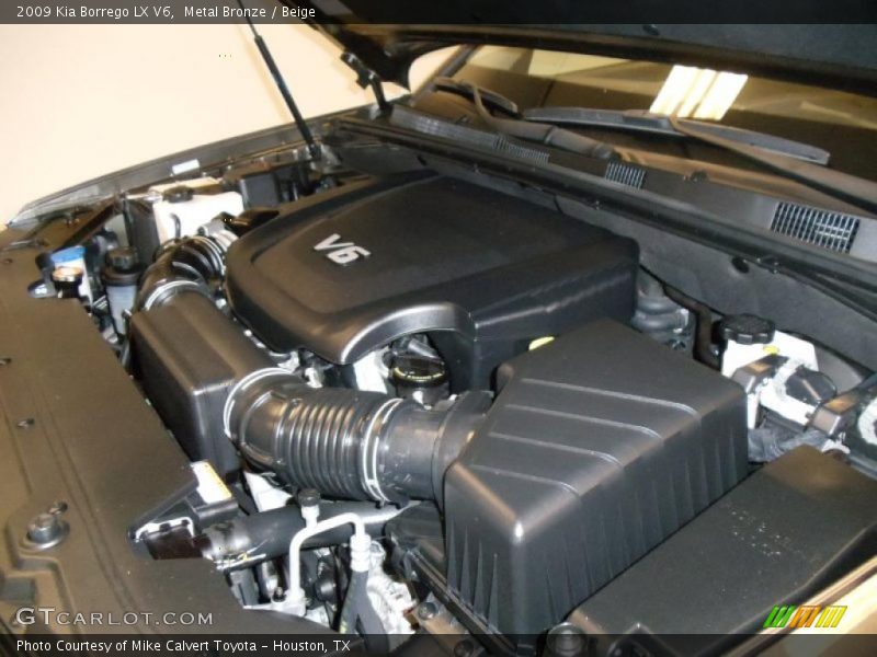 Metal Bronze / Beige 2009 Kia Borrego LX V6