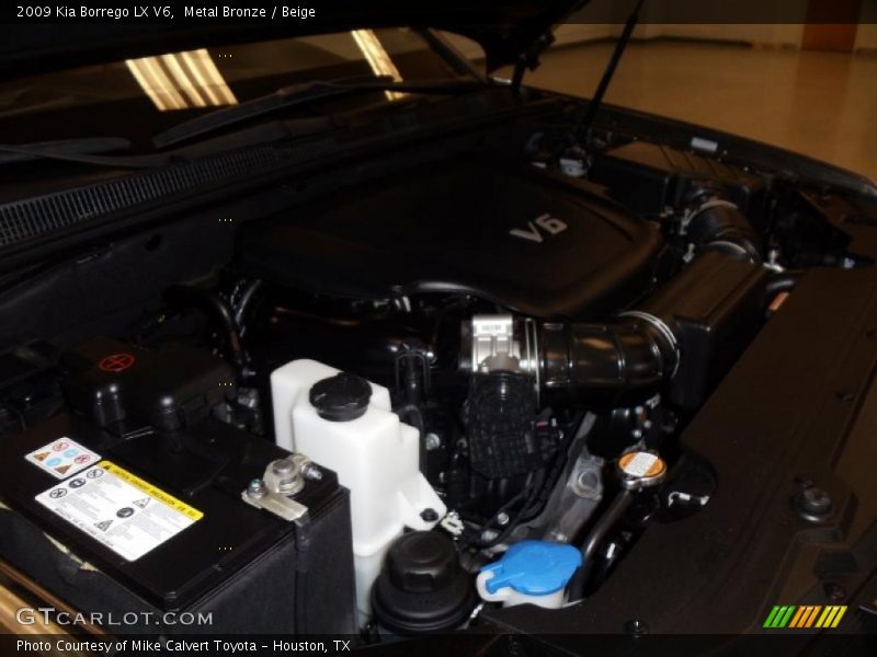 Metal Bronze / Beige 2009 Kia Borrego LX V6
