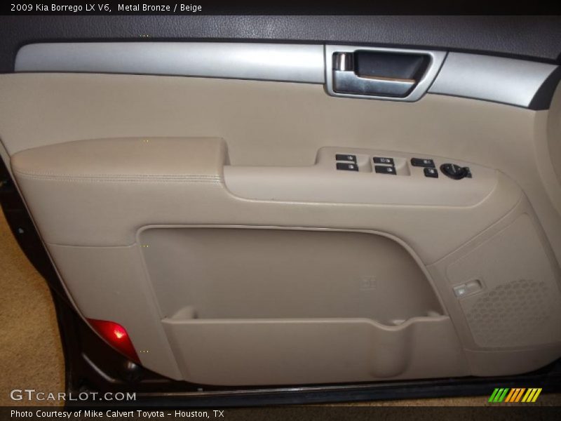 Metal Bronze / Beige 2009 Kia Borrego LX V6