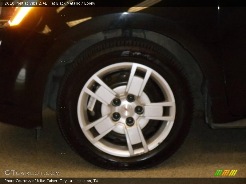 Jet Black Metallic / Ebony 2010 Pontiac Vibe 2.4L
