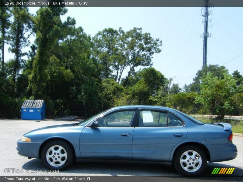 Blue Metallic / Gray 1998 Oldsmobile Intrigue