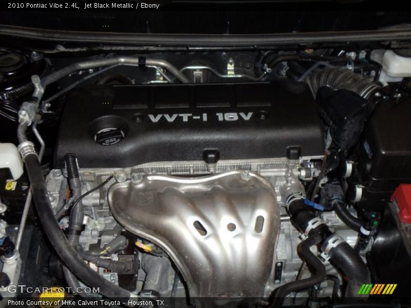 Jet Black Metallic / Ebony 2010 Pontiac Vibe 2.4L