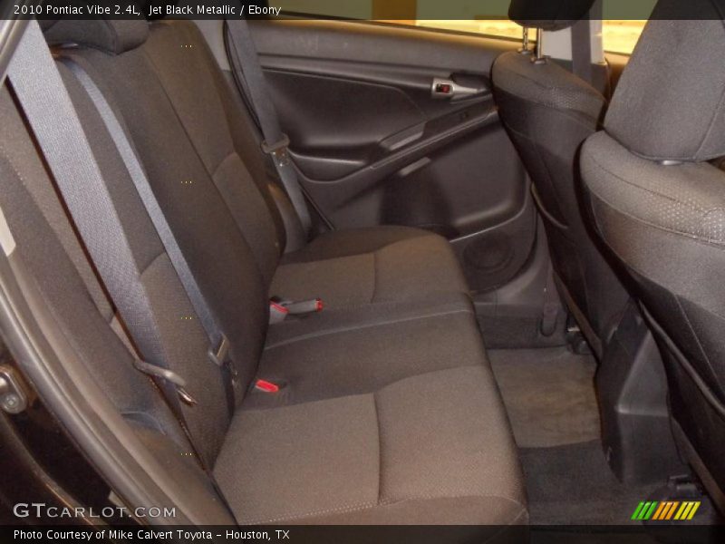 Jet Black Metallic / Ebony 2010 Pontiac Vibe 2.4L